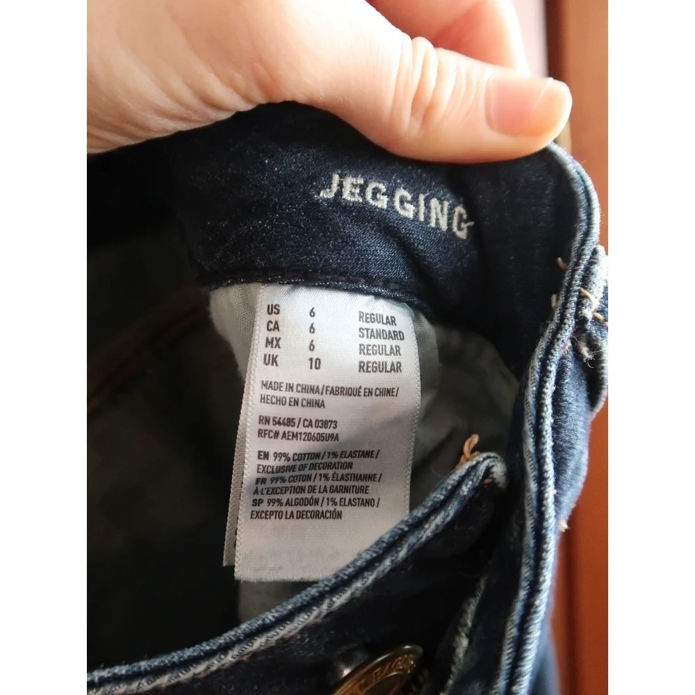 *FREE IN A BUNDLE* Y2K American Eagle Jeggings - Picture 7 of 10